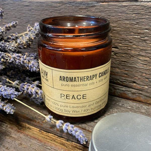 Aromatherapy Soy Candle - Peace - Rainbow Life