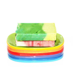 Soap Dish Rainbow Ceramic