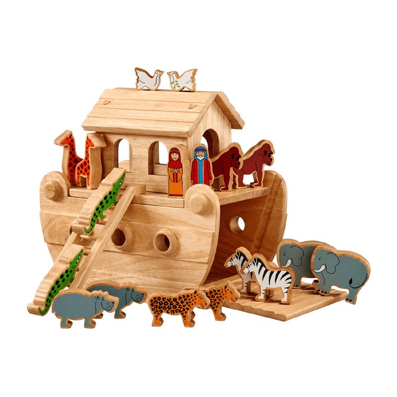 Wooden Toy Ark- Natural
