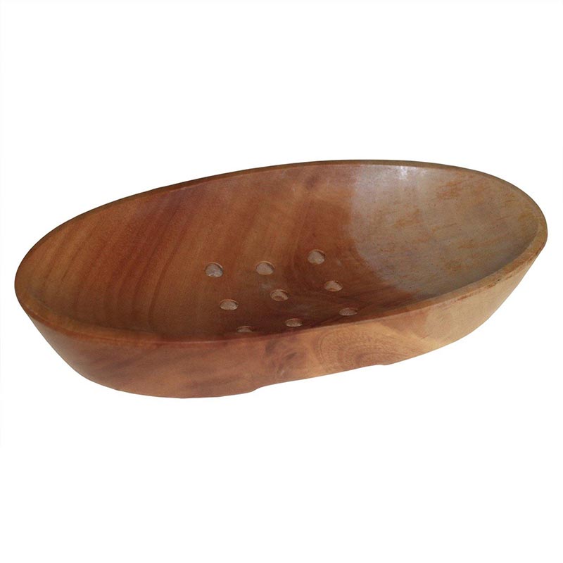 Soap Dish Oval - Mahogany