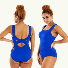 Recycled Lycra X-Back Swimsuit - Cobolt - Monroe