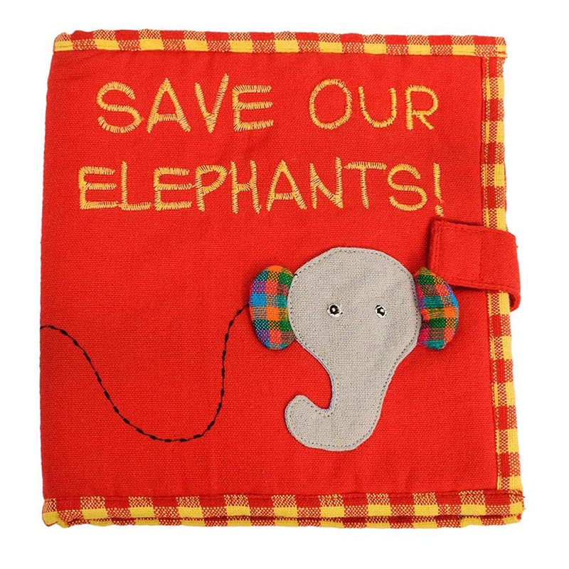 Cloth Save Our Planet Play Books -Earth, Turtles, Elephants