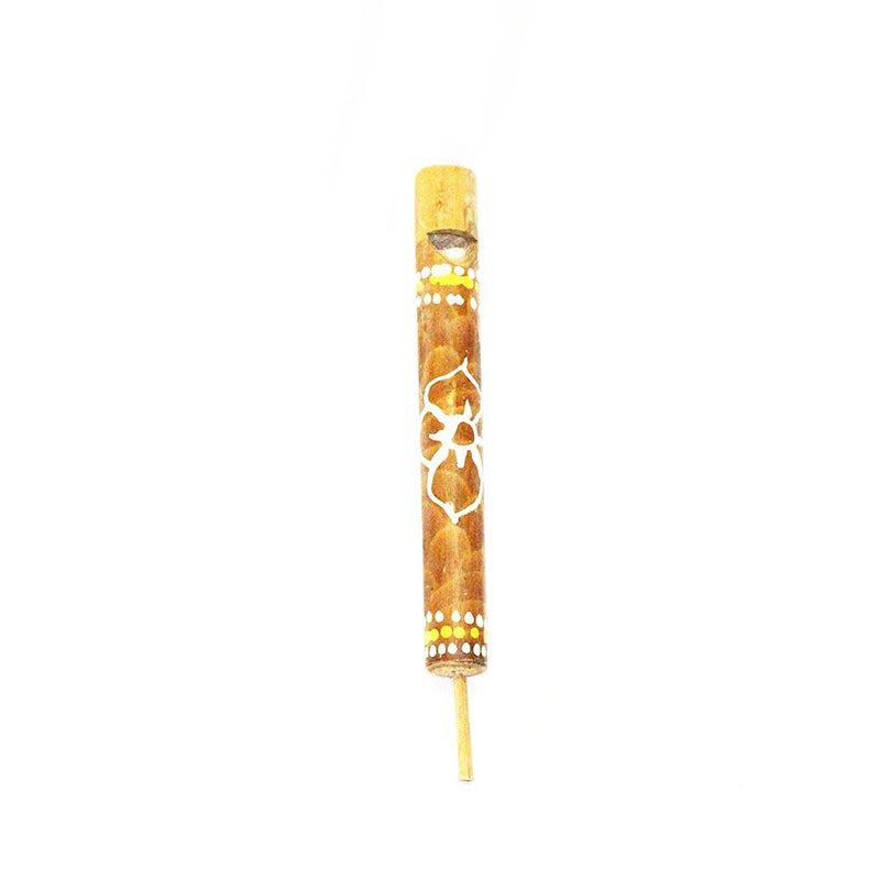 Bamboo Bird Whistle-Painted & Patterned