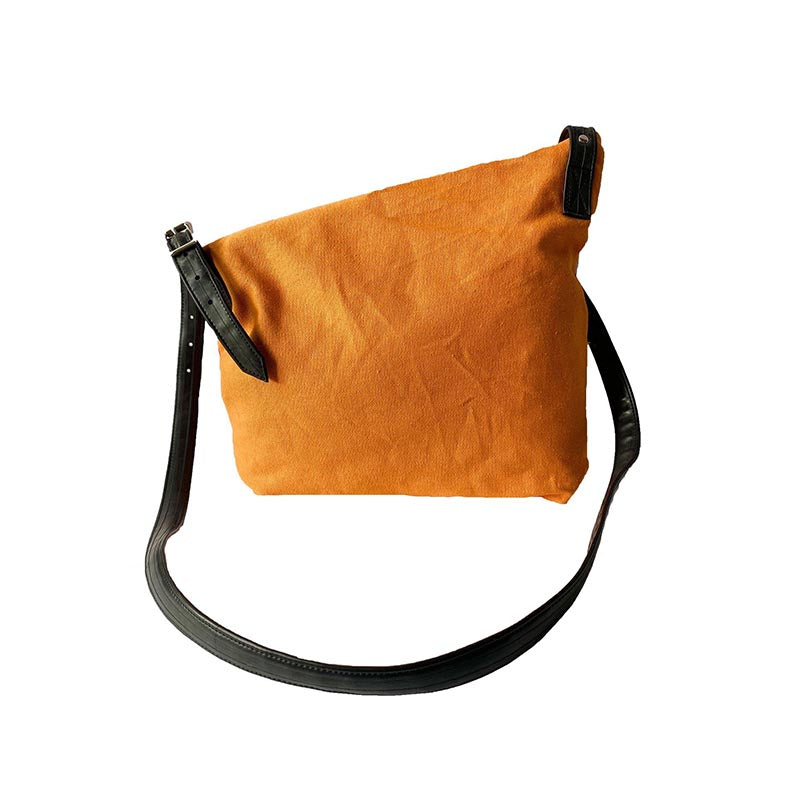 Load image into Gallery viewer, Organic Canvas and Inner Tube Crossbody Bags
