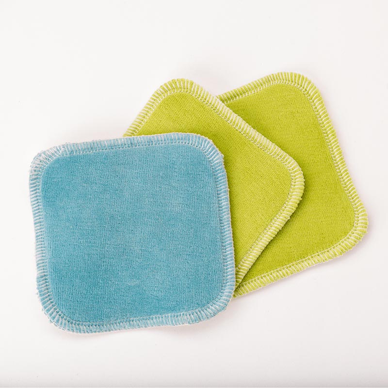 Load image into Gallery viewer, Organic Velvet Cotton Reusable Face Wipes-3
