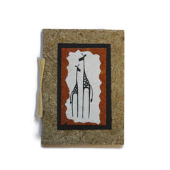 Handcrafted Ugandan Card-Giraffe