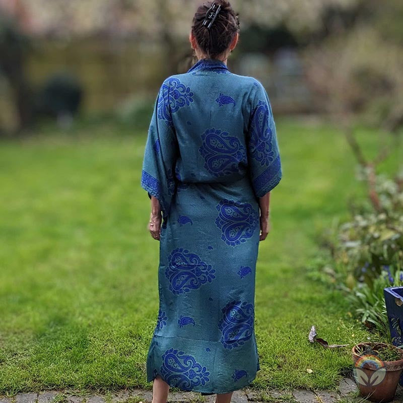 Vintage Silk Kimono - Geisha