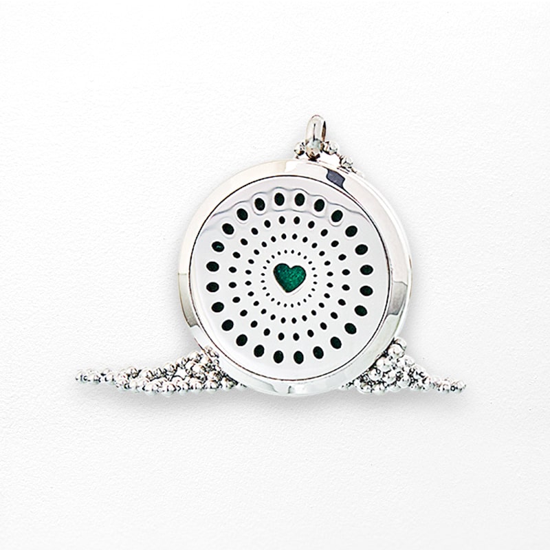 Load image into Gallery viewer, Aromatherapy Diffuser Necklace - Diamonds Heart
