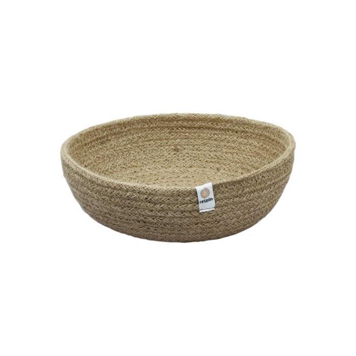 Load image into Gallery viewer, Jute Basket Bowl - Natural - Rainbow Life
