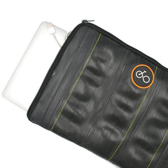 Upcycled Bicycle Inner Tube Laptop Case