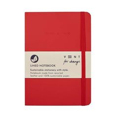 A5 Recycled Leather Bound Notebook-6 Colours - Rainbow Life