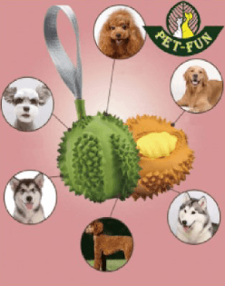 Load image into Gallery viewer, Durian Chew Toy-Small, Green - Rainbow Life
