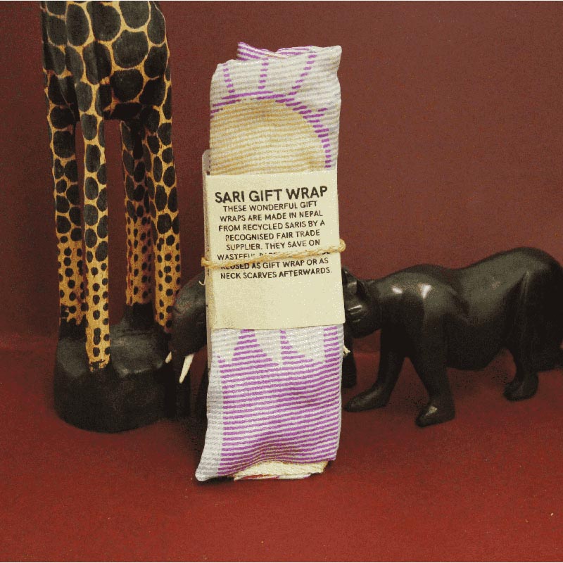 Reusable Sari Gift Wrap