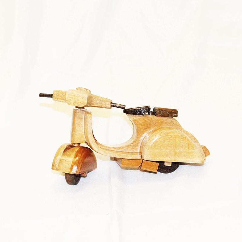 Handcrafted Wooden Vespa