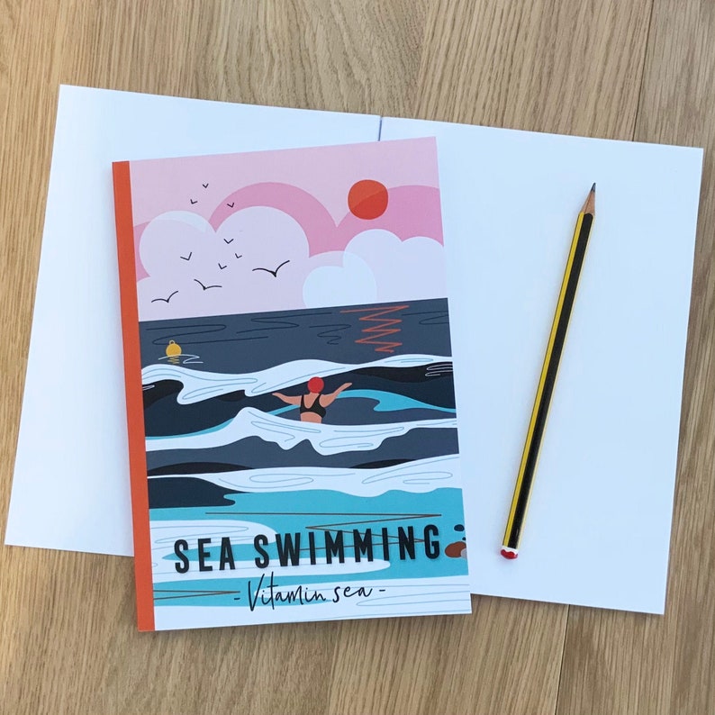 Load image into Gallery viewer, Onneke&#39;s Sea Swimming Notebook
