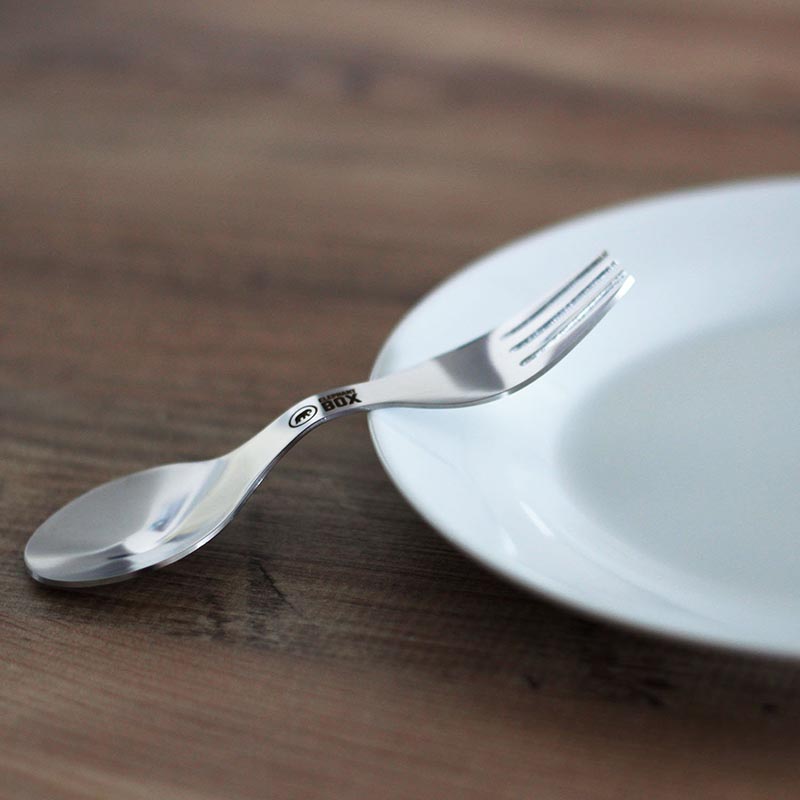Stainless Steel Pocket Spork with Carry Pouch