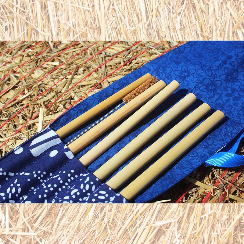 Set of Bamboo Straws