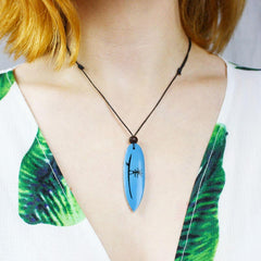Painted Surfboard Necklace - Various Styles