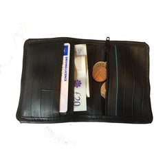 Upcycled Bicycle Inner Tube Slim Wallet with Coin Pocket