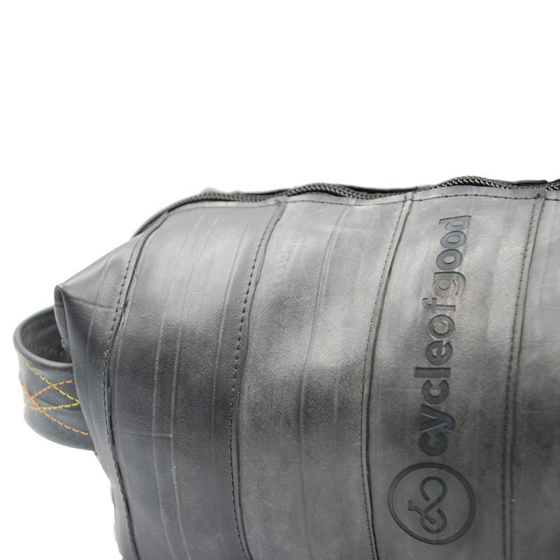 Load image into Gallery viewer, Upcycled Bicycle Inner Tube Wash Bag - The Usipa
