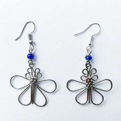Wire Earrings-Butterfly